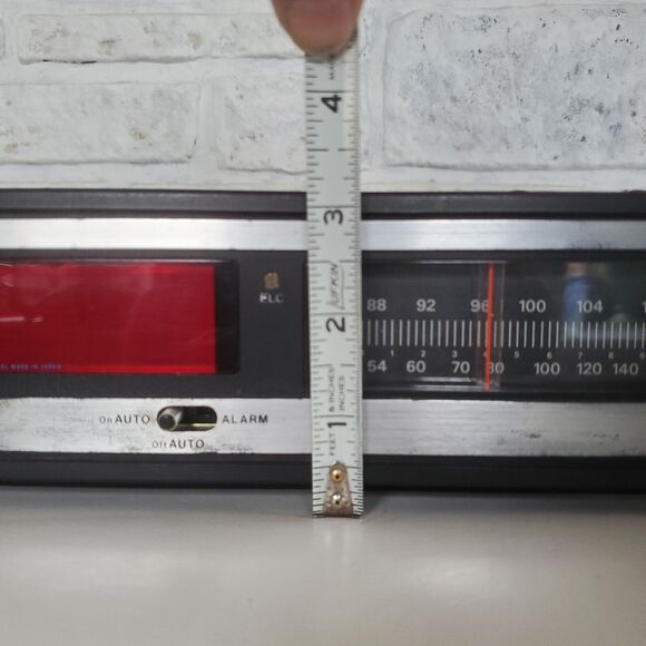 70s Sears Roebuck Dual Digital Alarm Clock AM/FM Radio #23870 Retro Tested Works - Picture 10 of 12